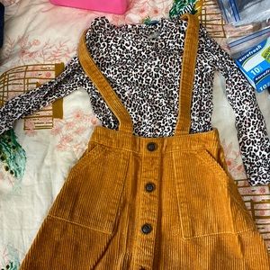 Art Class Pink Leopard Top with Jumper